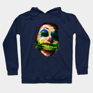 Can’t Sleep Scary Clown Smiling Green Teeth Halloween Hoodie